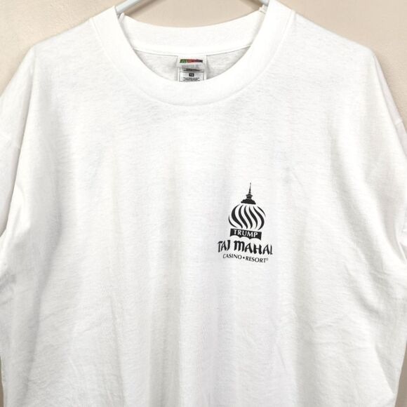 Vintage Fruit Of The Loom Trump Taj Mahal Single Stitch Short Sleeve Tee XL - Picture 3 of 7